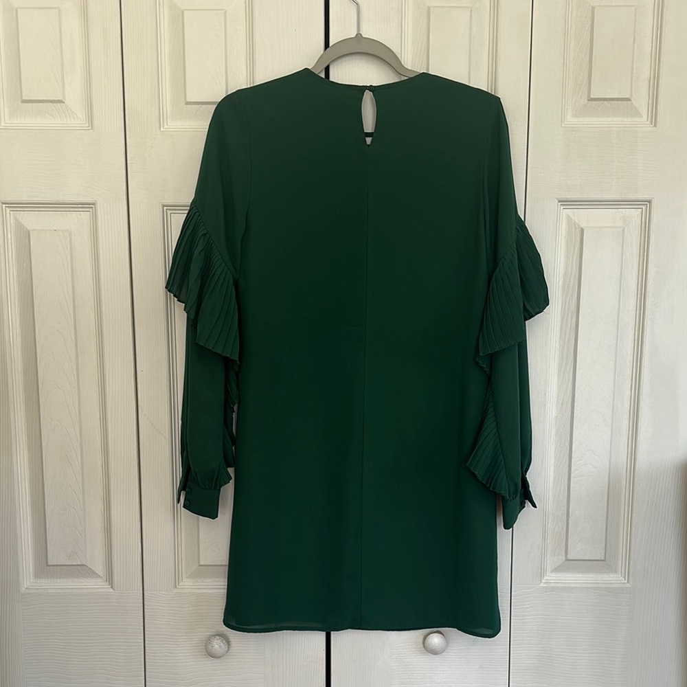 Green Ruffle Dress - Picture 3 of 10